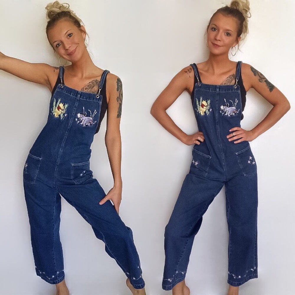 RARE VIOLETS EDITION Winnie the Pooh overalls